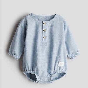 H&M Baby Romper in Soft Blue